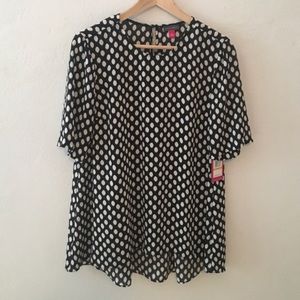 Vince Camuto Hi-Lo Blouse